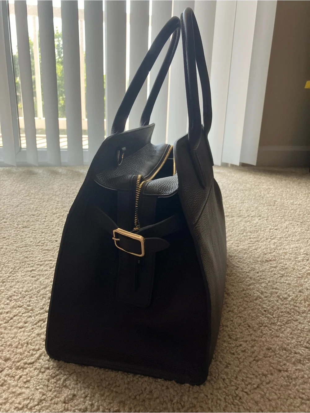 NWOT Quince Hudson Satchel in Espresso Brown